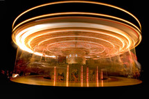 spinning carousel ride 