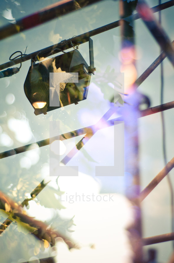 light on scaffolding 