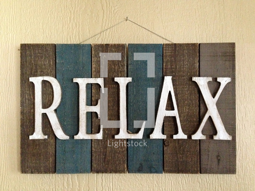 relax sign 