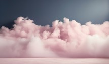 Cloud of smoke, pink, abstract background