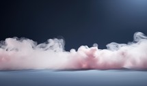 Abstract cloud of pink smoke on a dark background.