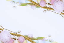 Easter garland  with Easter eggs 