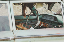 grandpas abandoned vintage car
