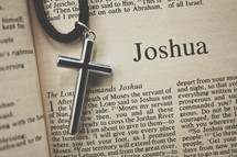 Joshua and a cross necklace 