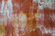 rusted metal background 
