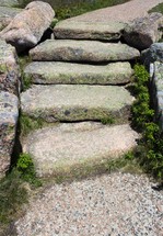 steps made from stones 