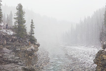 misty river