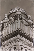 corner of a domed building 