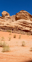 desert sands and cliffs 