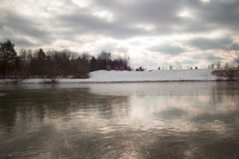 frozen pond 