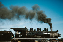 smoke from a coal engine 