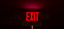 exit sign 