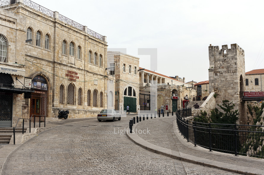 streets of sone in Jerusalem 