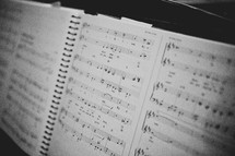 music score sheet