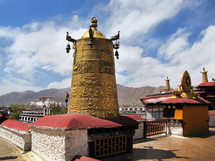 bell tower in Tibet
