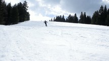 downhill skiing 