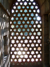 window screen in the Taj Mahal