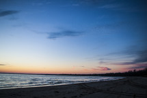 Myrnam Beach {Lake Erie} at sunset.
