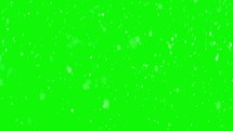 Real Snow on green screen, It is snowing in cold winter season
