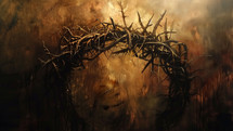 Beautiful Painting of the Crown of Thorns