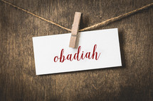 Obadiah 