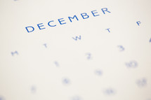December Calendar 