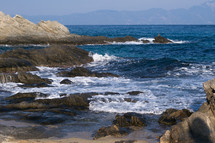 Halkidiki coast in Greece
