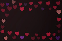 Valentines heart background 