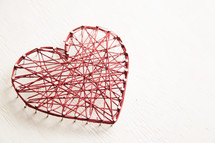 heart of string and nails 