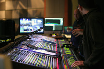sound production crew 