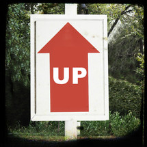up arrow sign