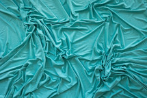 Teal fabric background