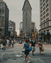 pedestrians in NYC
