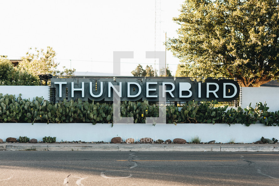 thunderbird sign 