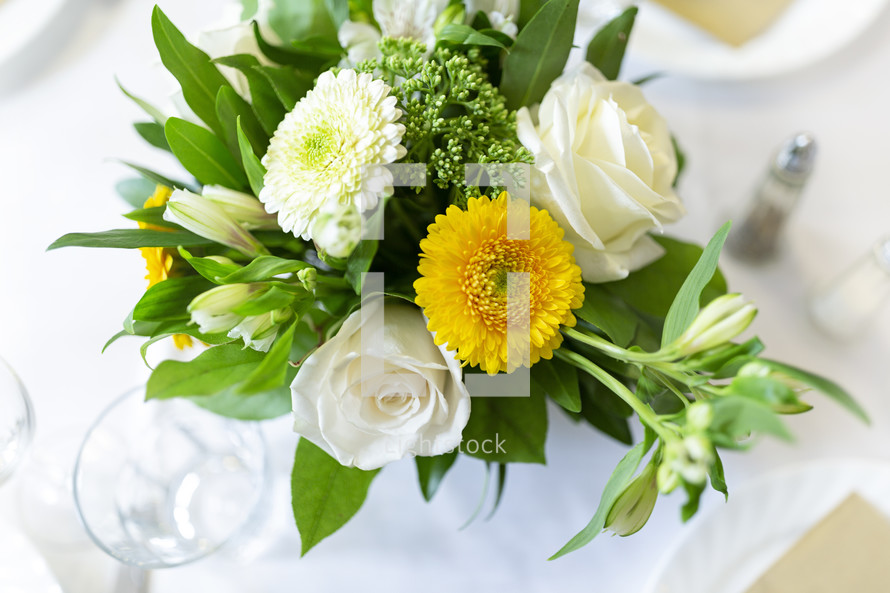 flower arrangement on a table 