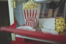 popcorn and popcorn machine
