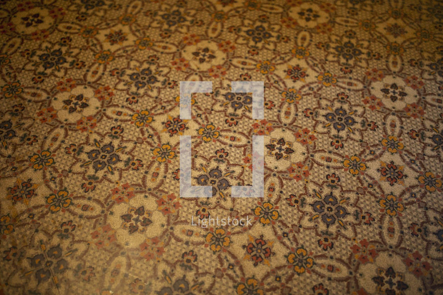 old flooring pattern