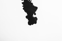 black ink blob