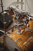 A drum set 