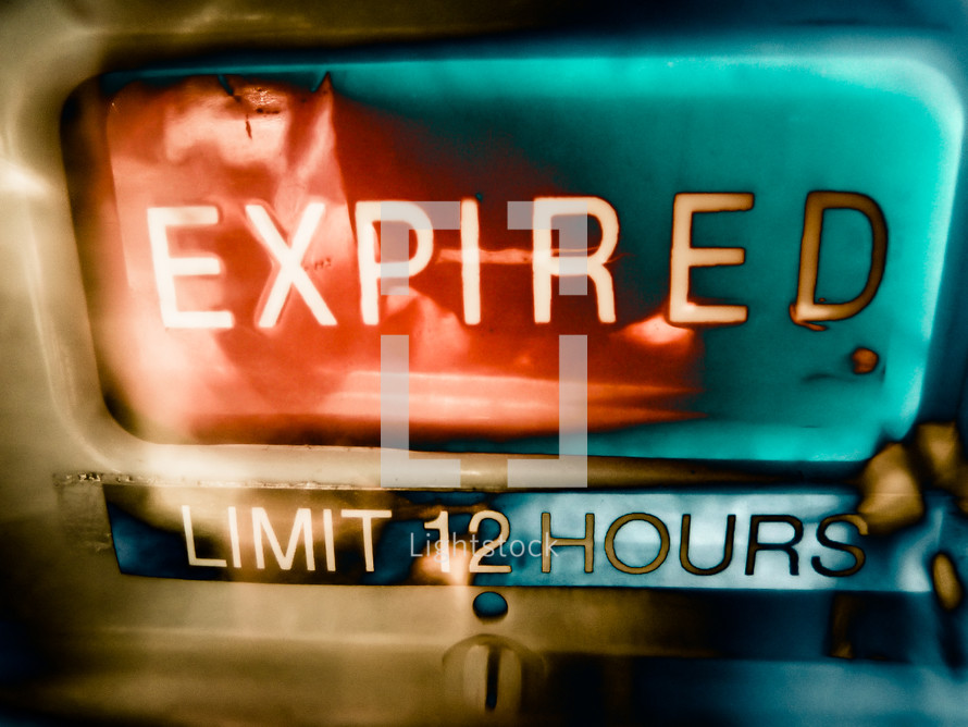 Expired sign