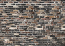 multi-colored brick wall 