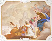 Biblical scene fresko 