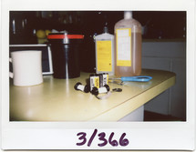 polaroid of film canisters 
