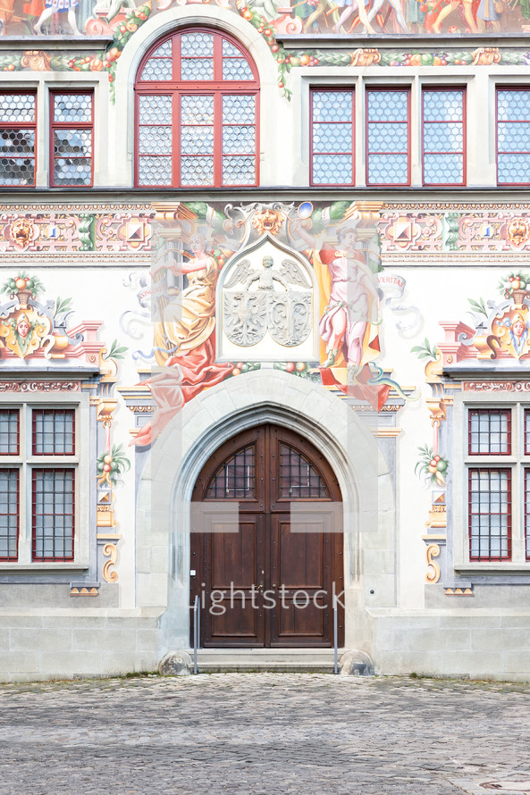 town hall doors in Lindau 
