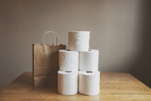 toilet paper rolls 