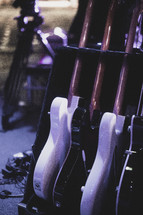guitars on stage 