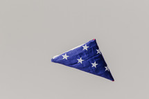 folded American flag
