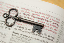 And I will give you the keys of the Kingdom of Heaven