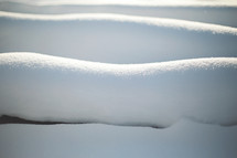 a blanket of snow