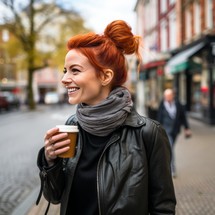 Red-haired woman 